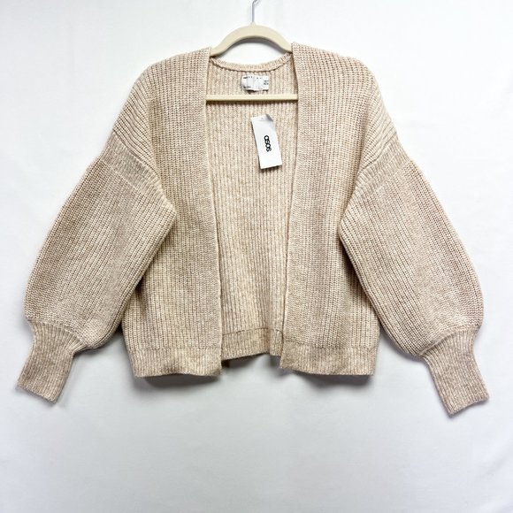 ASOS Sweaters - NWT ASOS Balloon Sleeve Cardigan Size 6